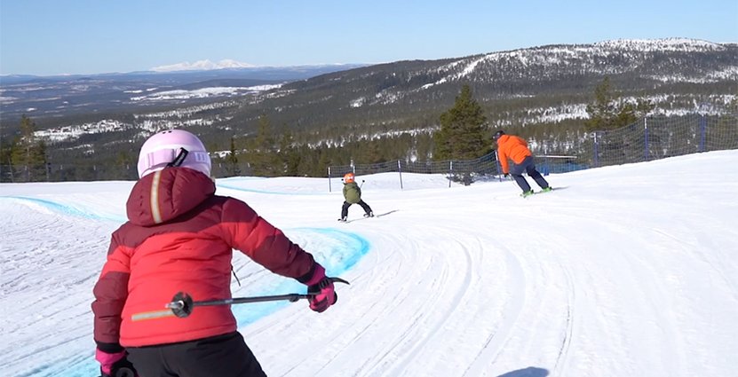 Det är för tredje året i rad som Idre kickar igång skidsäsongen veckor före övriga anläggningar Foto: Idre Fjäll