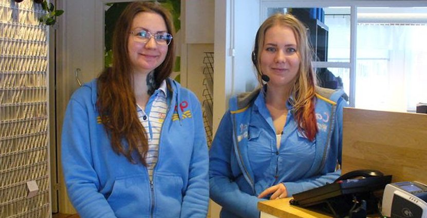 Populärt jobb. Receptionist är en av de hetaste tjänsterna att söka. 