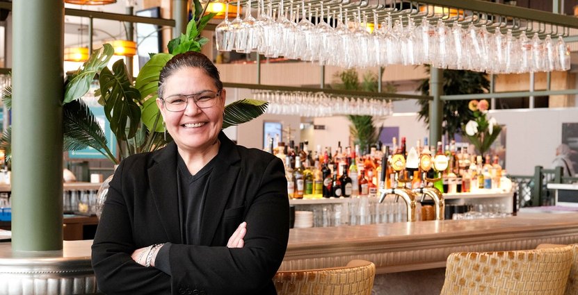 Josselin Freytes är restaurangchef på nyöppnade La Girafe by Pontus Frithiof på Arlanda. 