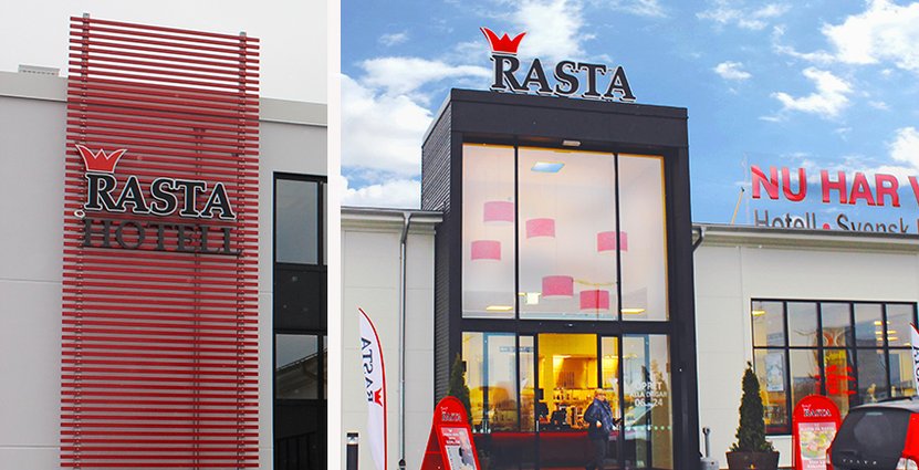 Rastas nya anläggning får även ett hotell med 35 rum. På sikt kan det bli<br />
 aktuellt med samarbeten med andra kommersiella aktörer.  Foto: Rasta