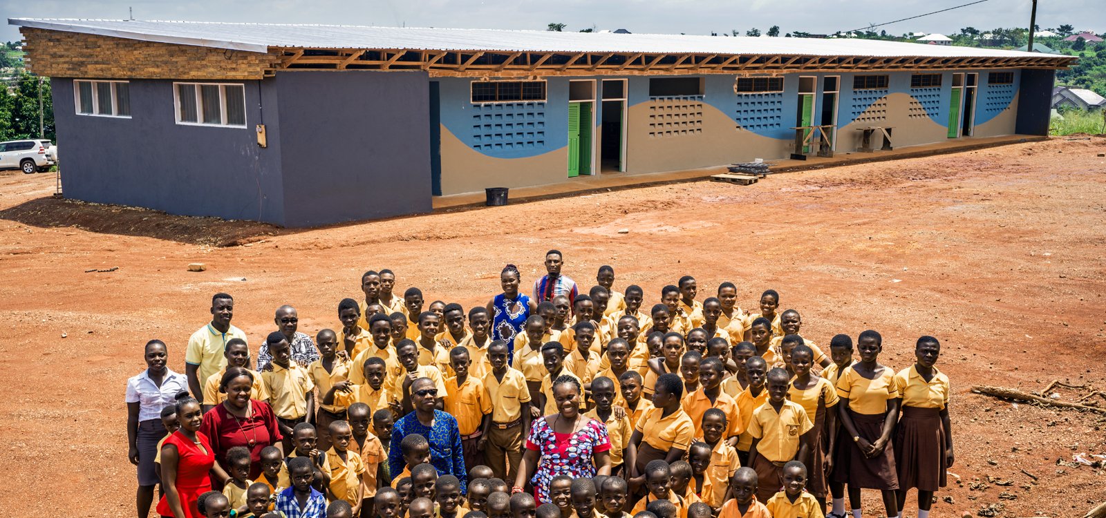 Local Sandvik leadership was able to finance construction of a six-classroom block, and the new classrooms were ready by early 2018.