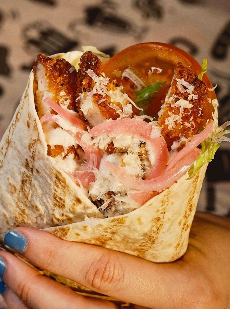 Chicken Parmesan wrap