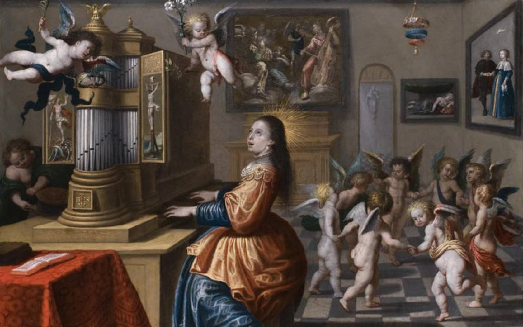 Peeter Sion's 'St. Cecilia'.