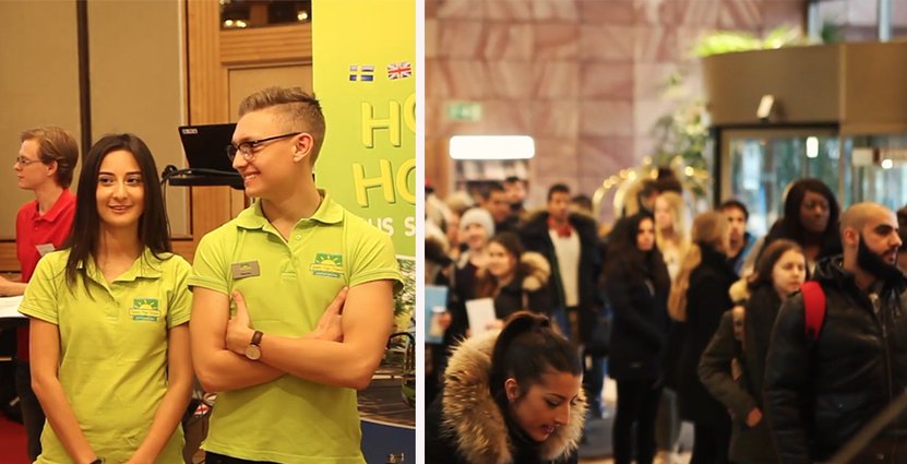 För femte året i rad går jobbmässan Skarpt läge av stapeln idag, fredag klockan 14.00.  Foto: Skarpt läge