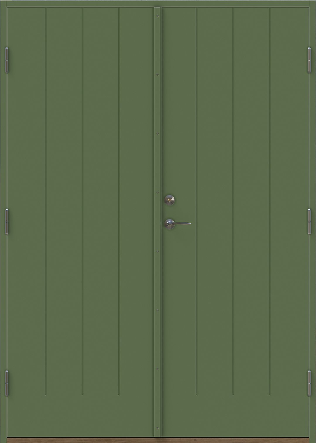 Allegro pardörr utan glas Grön