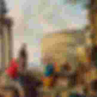 Giovanni Paolo Panini's painting from circa 1730, The Coliseum amongst Roman Ruins.