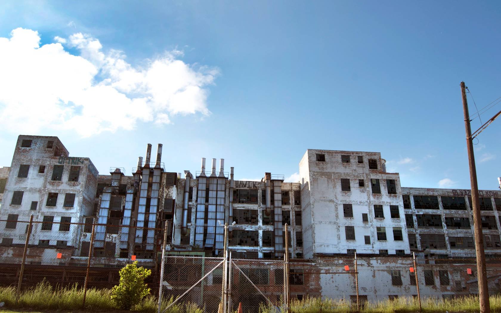 Abandoned factory in Detroit