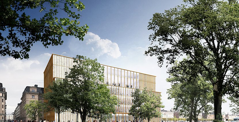 Så här kommer Nobel Center det att se ut när det står färdigt. 