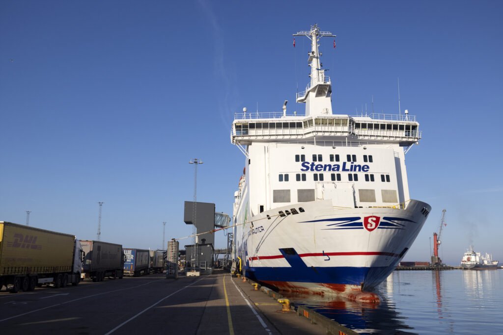 Stena Nautica i Halmstad hamn. Foto: Dick Gillberg