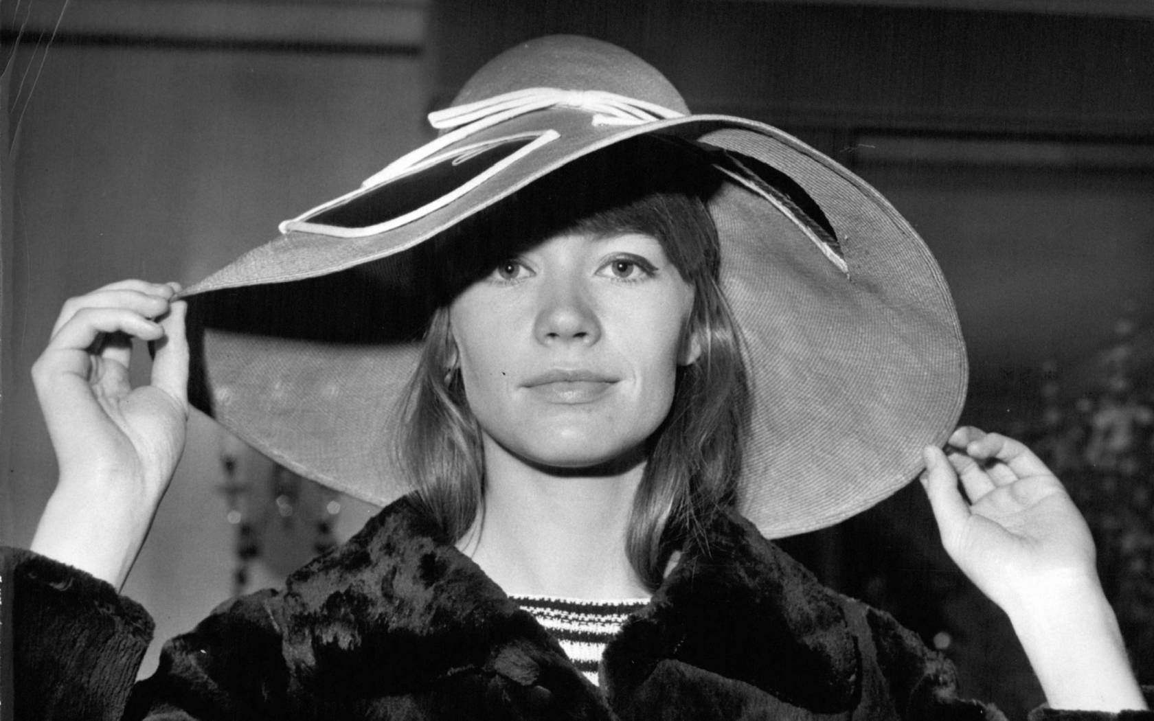 The singer Francoise Hardy.