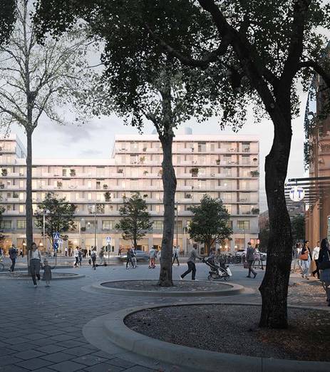 Med Barkarbyvägen och den kommande tunnelbanans uppgång