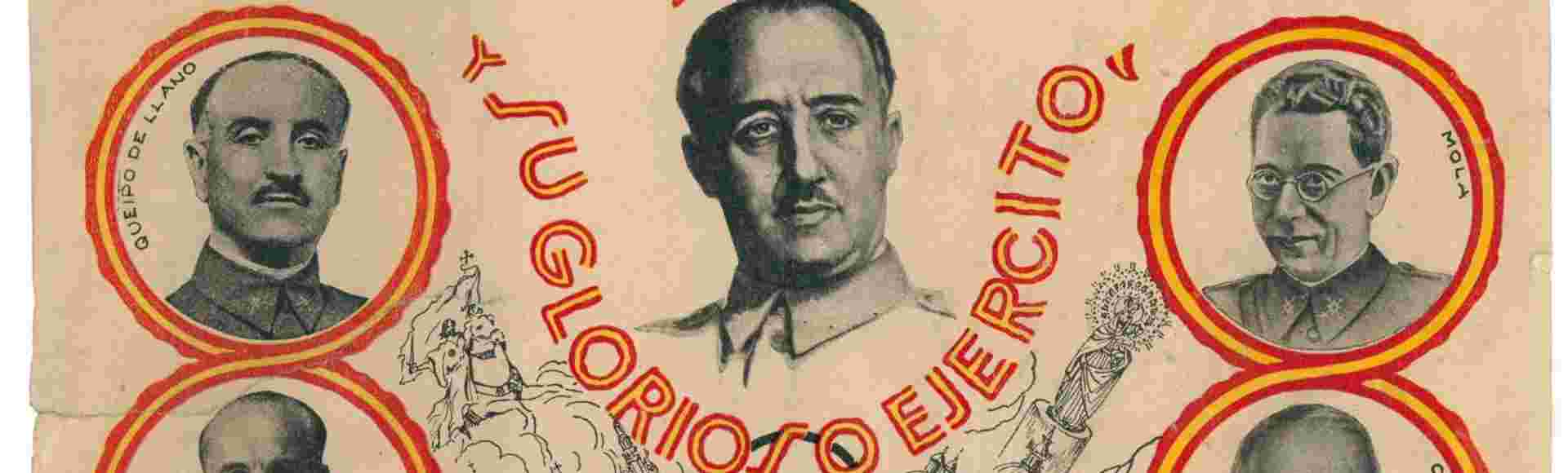 A pro-Franco propaganda poster from the Spanish Civil War.