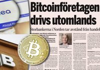 Stor affärstidning uppmärksammar svenska bankers negativa inställning till kryptovalutor
