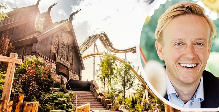 Två år har den tagit att bygga. På fredag är det äntligen premiär för Valkyria.  Foto: Liseberg