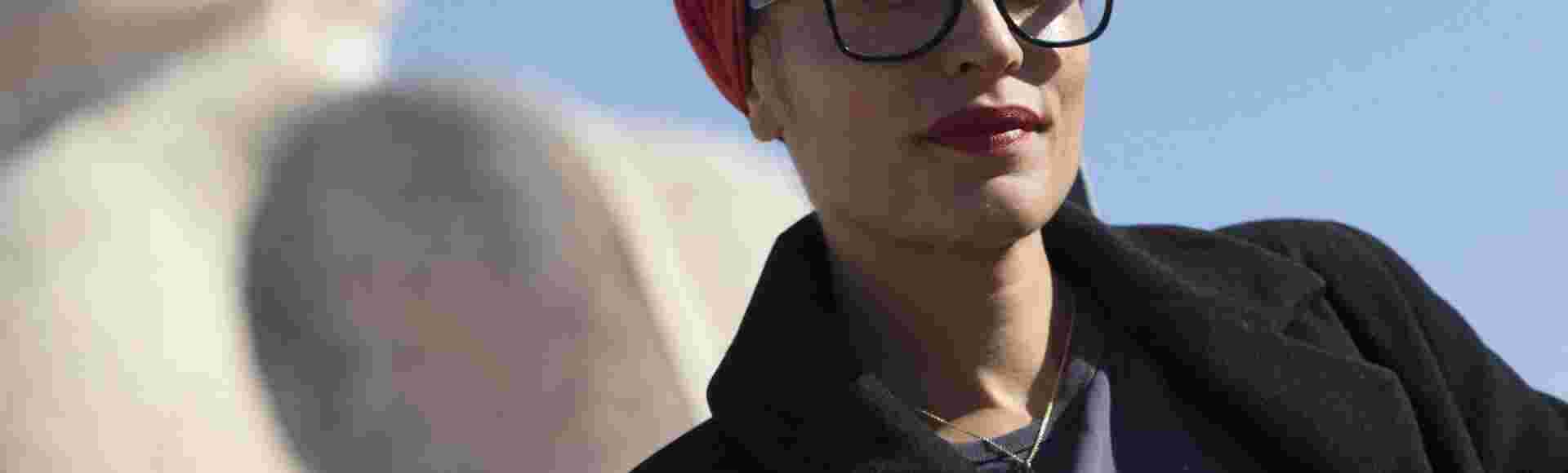 Zadie Smith in Barcelona. Credit: NurPhoto SRL