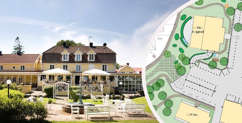 Vision 2022. Den nya byggnaden i Hotel Skansen beräknas stå klar om fyra år. Foto: Hotel Skansen