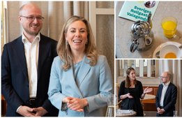 Välfylld EU-frukost med Visita