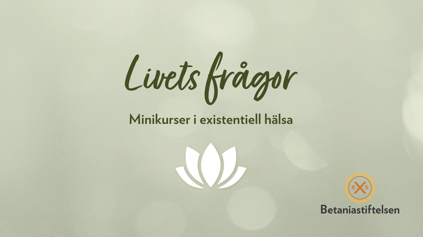 Livets frågor: fem nya kurser i existentiell hälsa!