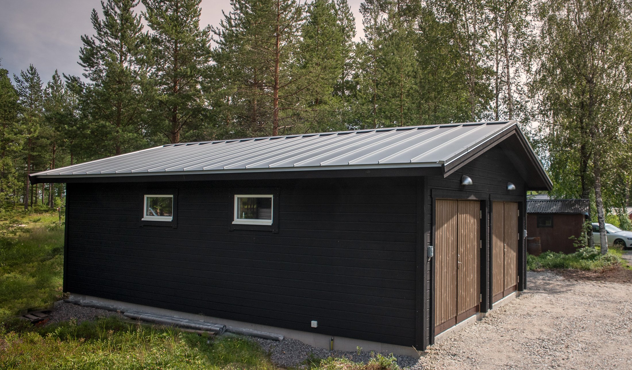 Svarta dubbelgaraget