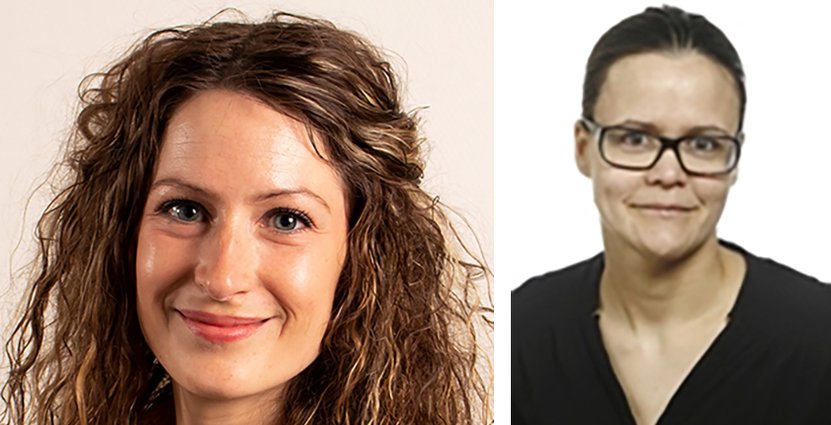 Elin Storman och Maria Thulemark ingår i det forskarlag som just nu tar reda på hur anställda inom besöksnäringen påverkats av pandemin.  Foto: Anders Gårdestig, Högskolan Dalarna.