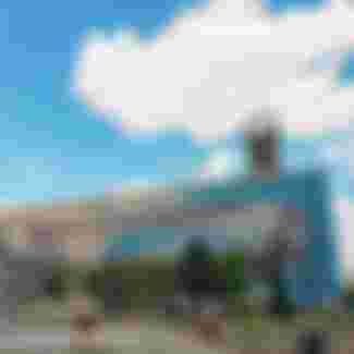 The Freedom is Our Religion banner in Maidan Square, Kyiv.