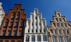 Gabled houses in Lubeck, Germany.