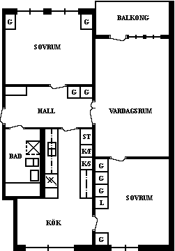 PlanlösningGeografigränd 14 D