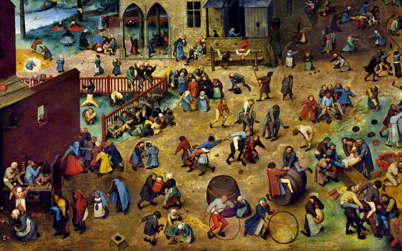 Pieter Bruegels' 'Children's Games'.