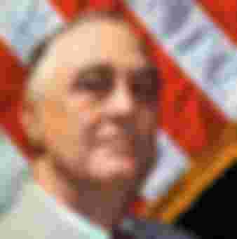 Franklin Delano Roosevelt (1882-1945) 32nd President of USA 1932-184545, photographed c1943. (Photo by Universal History Archive/Getty Images)