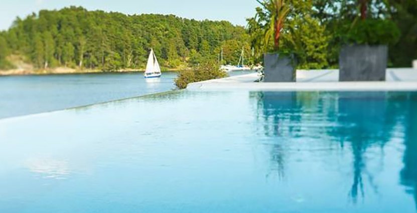 På Skepparholmen Spa och konferenshotell har man jobbat<br />
 aktivt med energieffektivisering i tio år. Foto: Skepparholmen