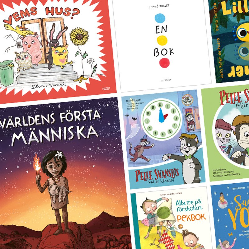8 interaktiva böcker för de små