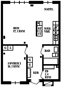 PlanlösningViggens Väg 34 C