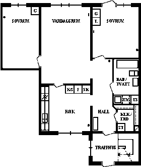 PlanlösningSkravelsjövägen 52