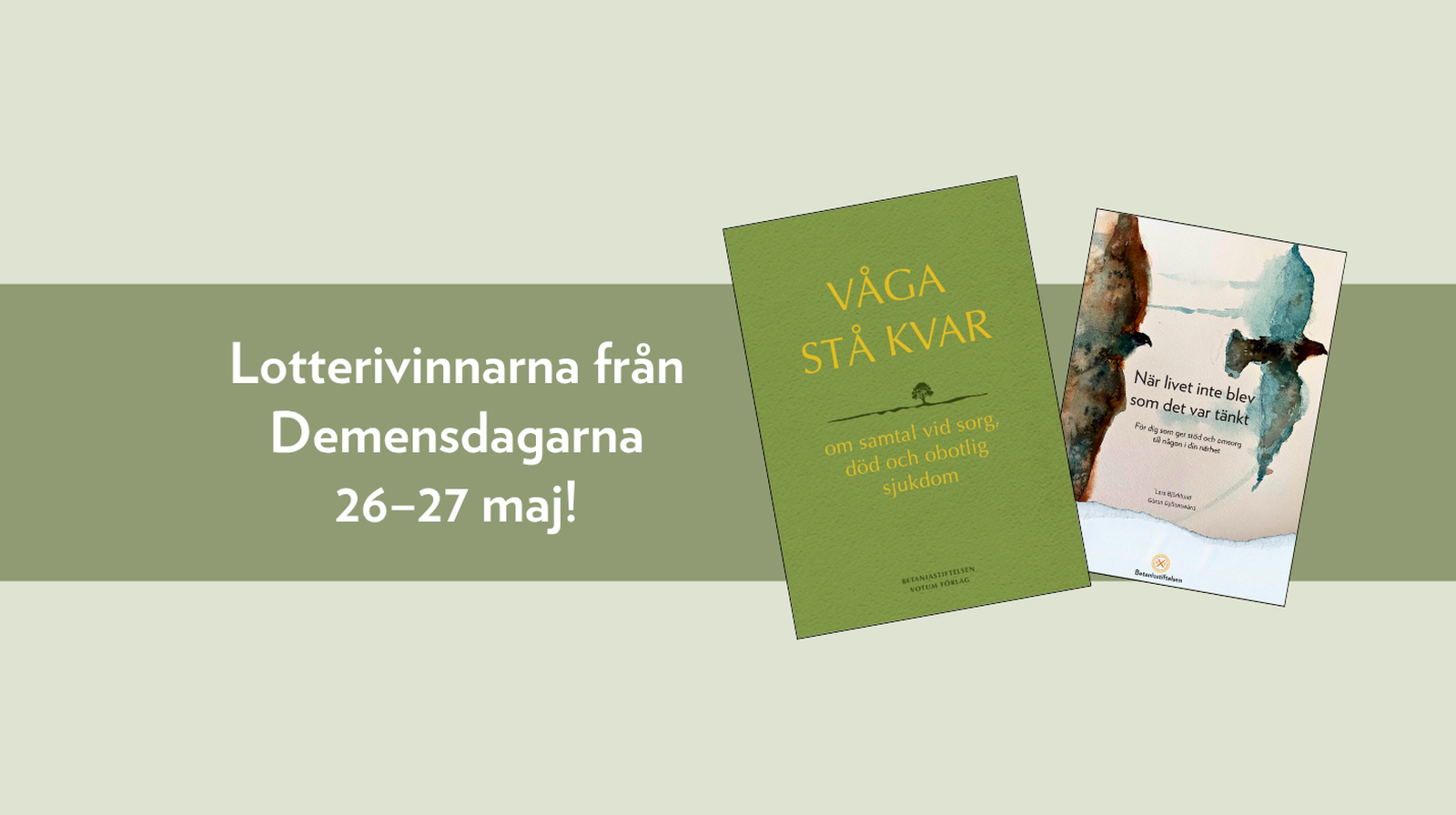 Vinnarna från Demensdagarna 26–27 maj!