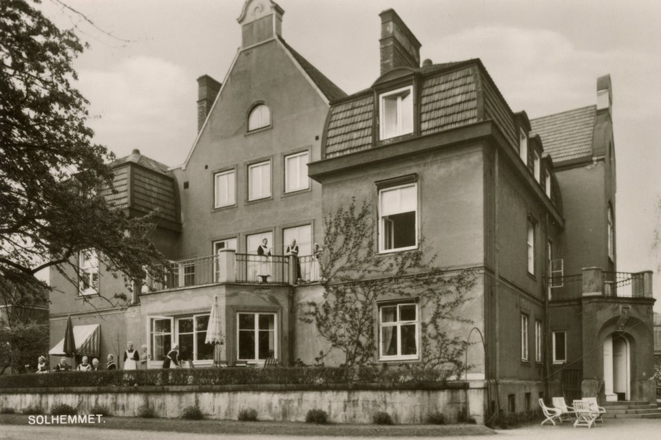 Solhemmet, exteriör, första hälften av 1900-talet.