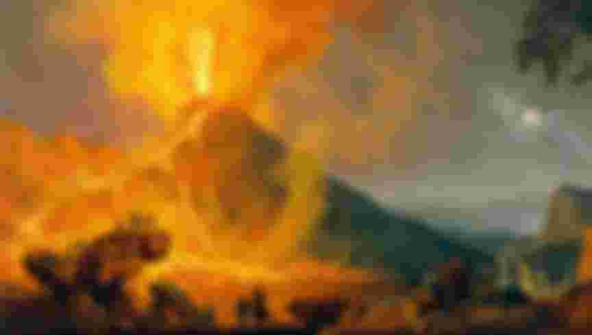 Eruption of Vesuvius, by Pierre-Jacques Volaire (1729-1792). Credit: DeAgostini/Getty Images.