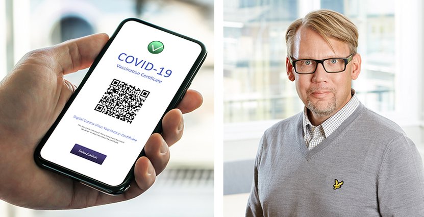  Stefan Lundin, Visitas chefsjurist, vill se ett system med vaccinationsbevis som funkar allmänt för restauranger. Foto: Colourbox/Visita