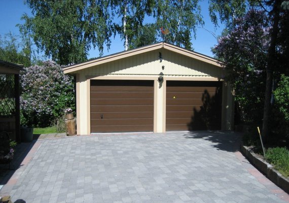 Brown double port low ceiling simple solution