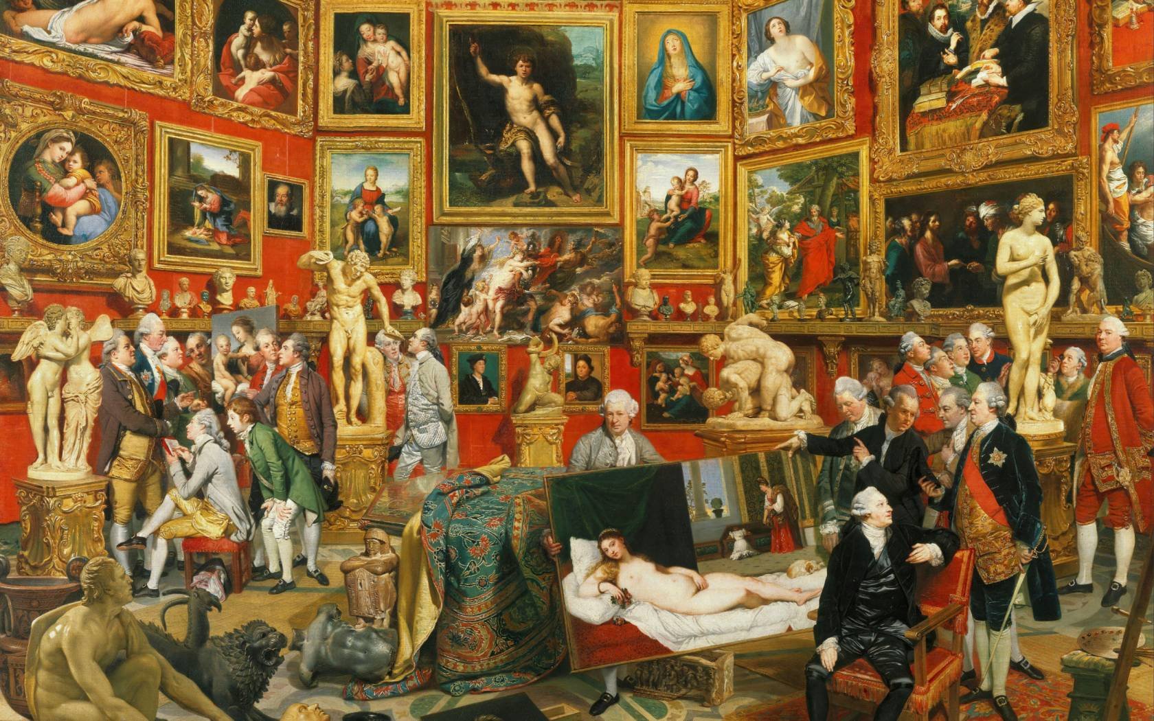 'The Tribuna of the Uffizi' by Joseph Zoffany.