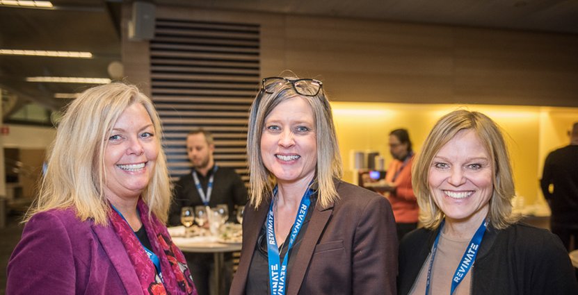 I lunchvimlet: Ann Sophie Myrefelt, Radisson Blu/Park Inn Uppsala, Cecilia Wingård, Såstaholm Konferens och Susann Henriksson, Park Inn Solna. 