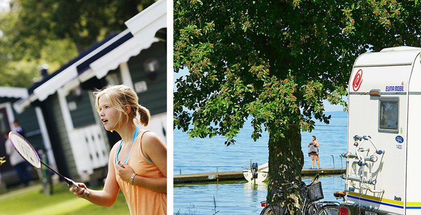 Svenska campingplatser hade mer än 16 miljoner gästnätter 2018. Foto: SCR