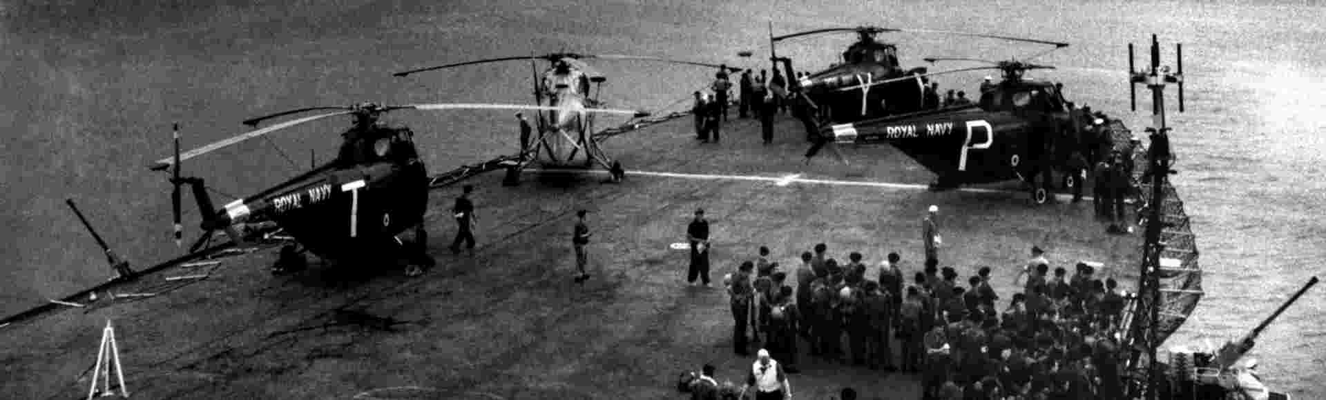 The British military at Port Said during the Suez Crisis.