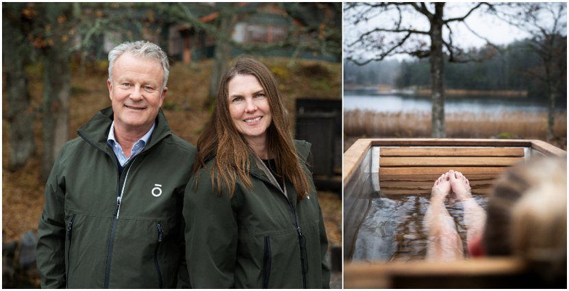 Vd Fredrik Utheim och Bibi Rydbacken, marknads­- och försäljningschef Foto: Anna Ledin Wirén