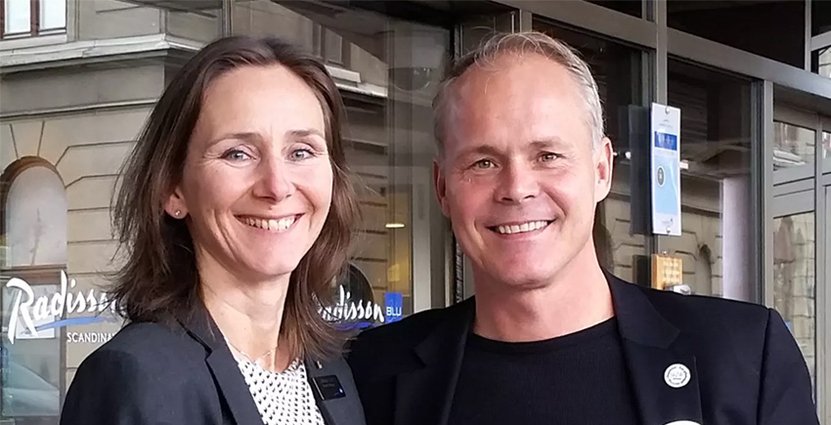 Jessica Rivle, hotelldirektör på Radisson Blu Scandinavian Hotel, och Pelle Johansson, VD på Hagabadet, slår sin påsar ihop och satsar på spa på hotellet.  