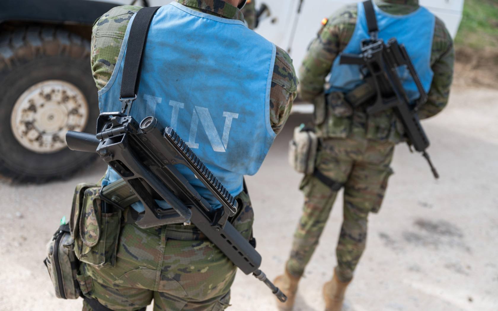 Italian UNIFIL peacekeepers in Lebanon.