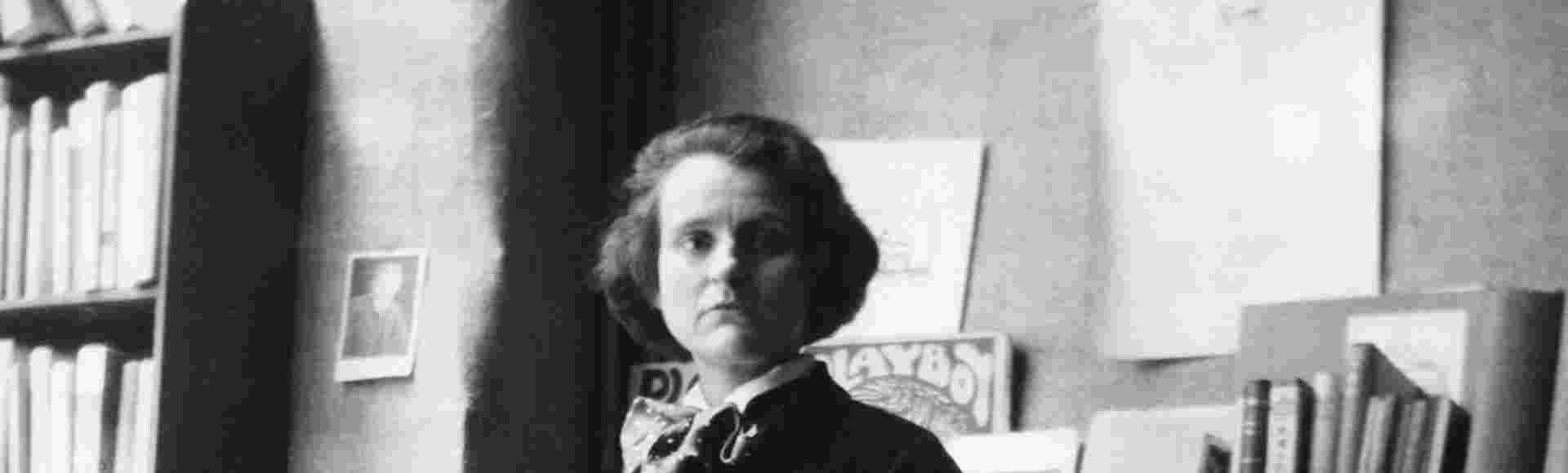 A photograph of Sylvia Beach.