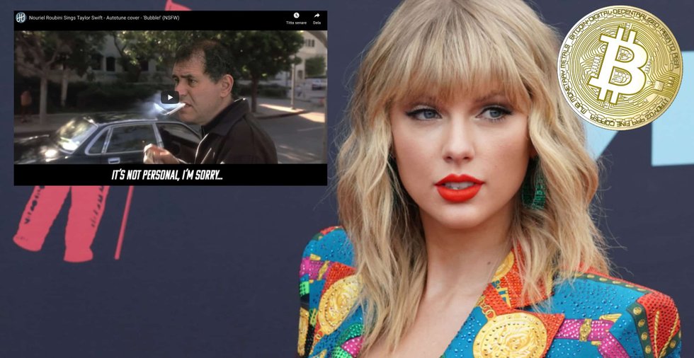 Dr Dooms bitcoinhat vädras i ny Taylor Swift-parodi