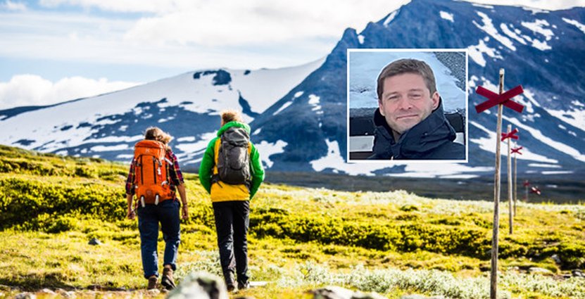 Jesper Taube, chef förvaltningsutveckling på Svenska Turistföreningen, STF. Foto: STF.