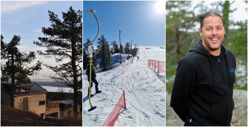 Nya stugor finns bokningsbara på Hovfjället från jul. Vd Johan Larson