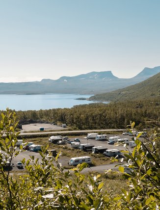 Bj&ouml;rklidens camping under sommaren